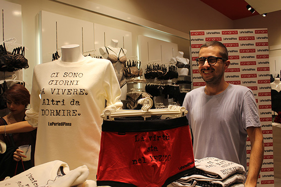 LePerlediPinna for Yamamay: Andrea Pinna incontra i fans e presenta la capsule collection di pigiami