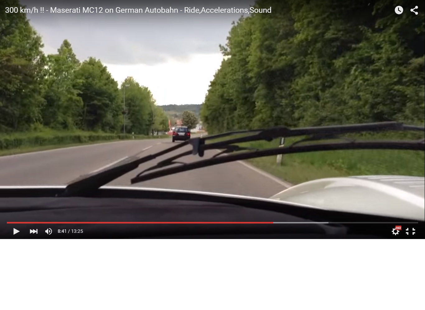 A bordo della Maserati MC12 su strade e autostrade tedesche [Video]