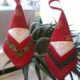 Idee patchwork per Natale, folletti da appendere