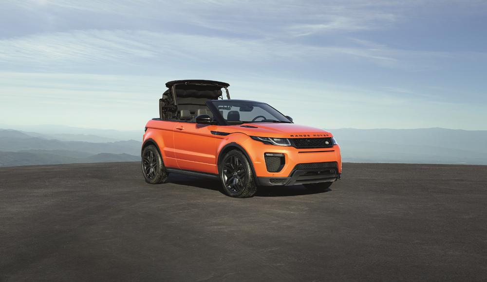 Nuova Range Rover Evoque Convertibile: SUV per tutte le stagioni