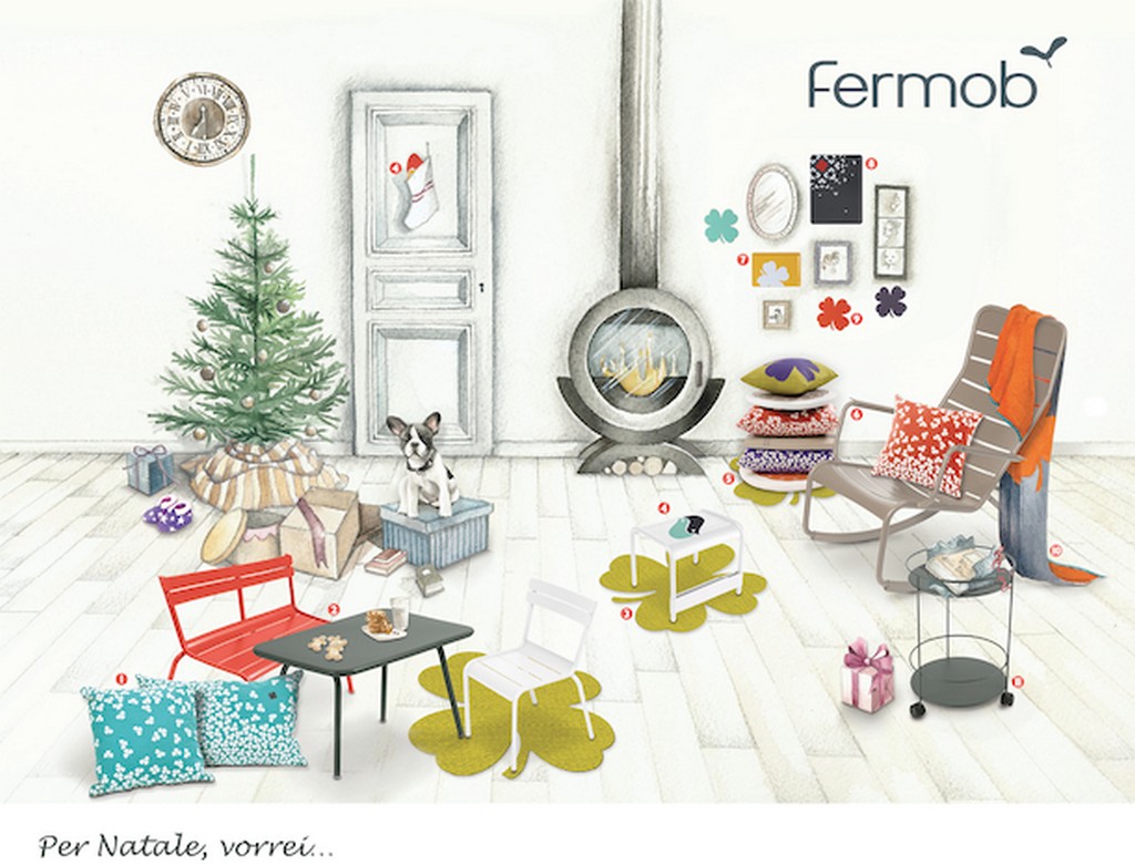 Idee regali Natale 2015: le proposte outdoor di Fermob, le foto
