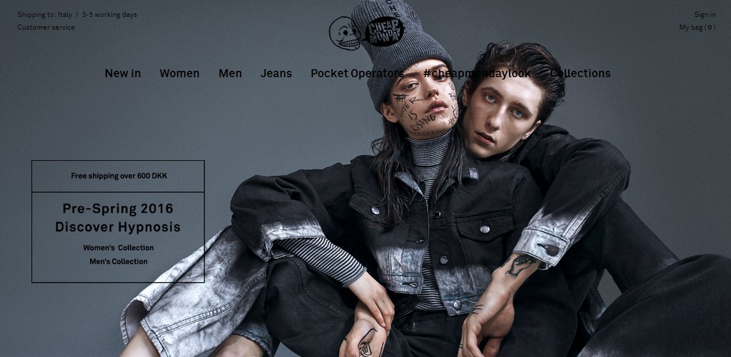 Cheap Monday rinnova il sito internet con una visione social