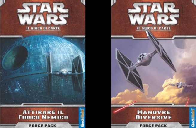 Star Wars LCG: i Force Pack Attirare il fuoco nemico e Manovre diversive