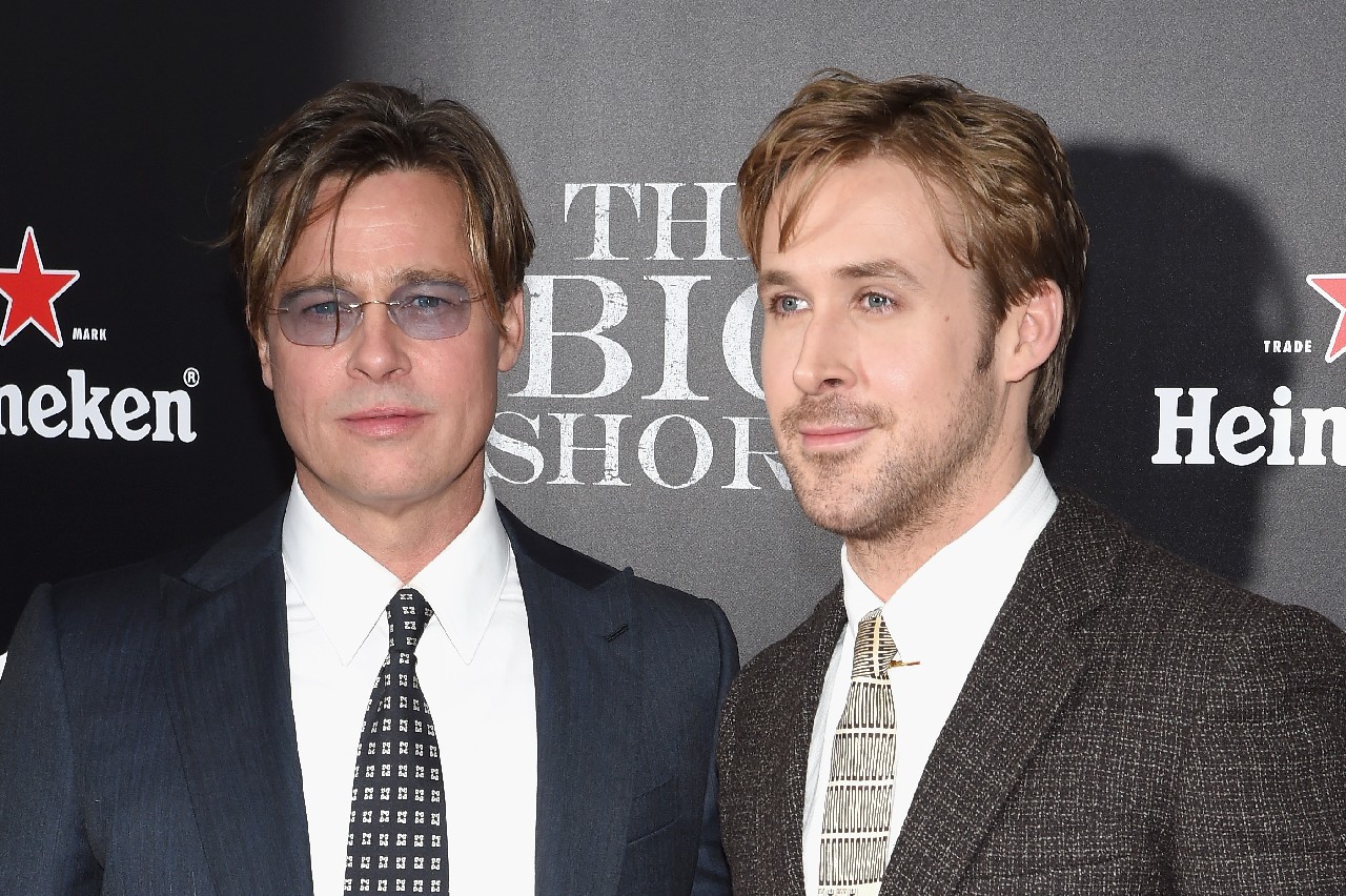 The Big Short film 2015: la premiere e il red carpet con Brad Pitt e Ryan Gosling, le foto