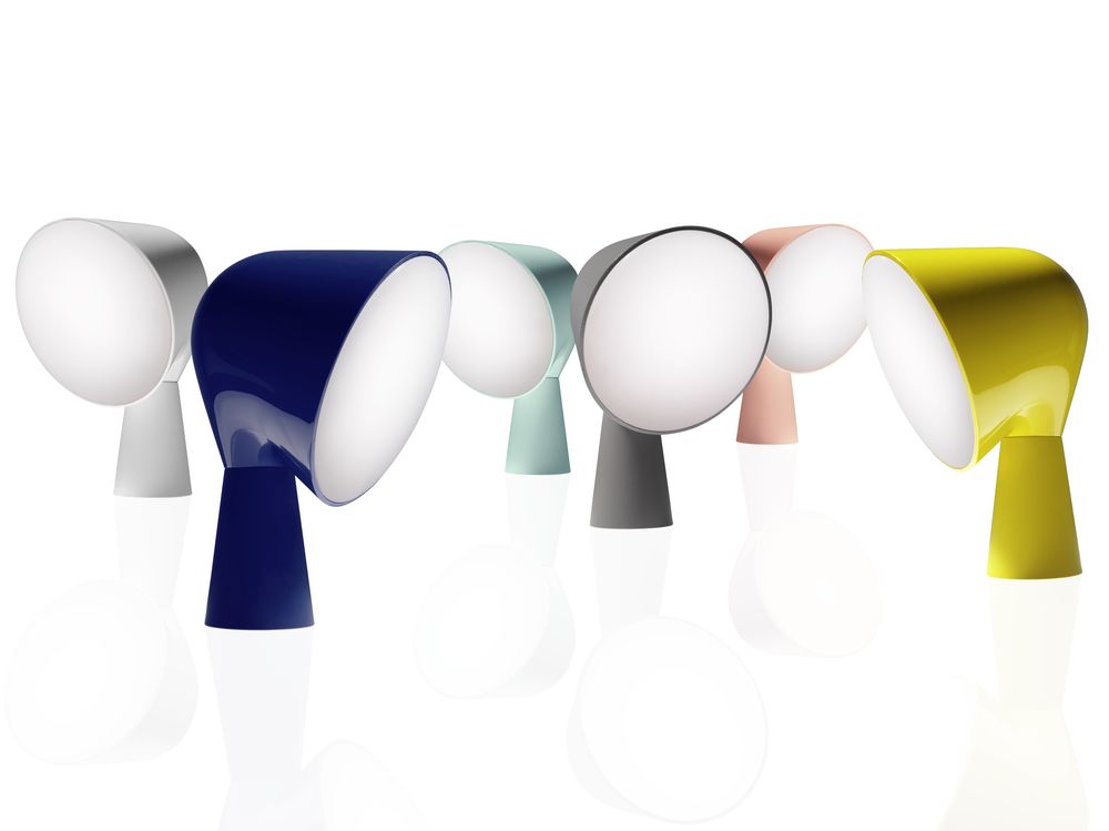 Lampade di design, Binic di Foscarini interpreta i colori Pantone 2016