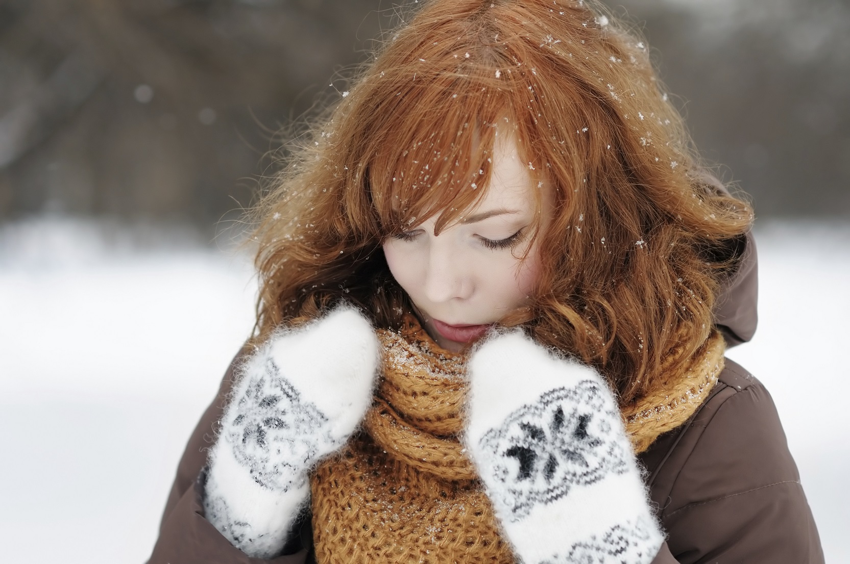 Come proteggere i capelli dal freddo
