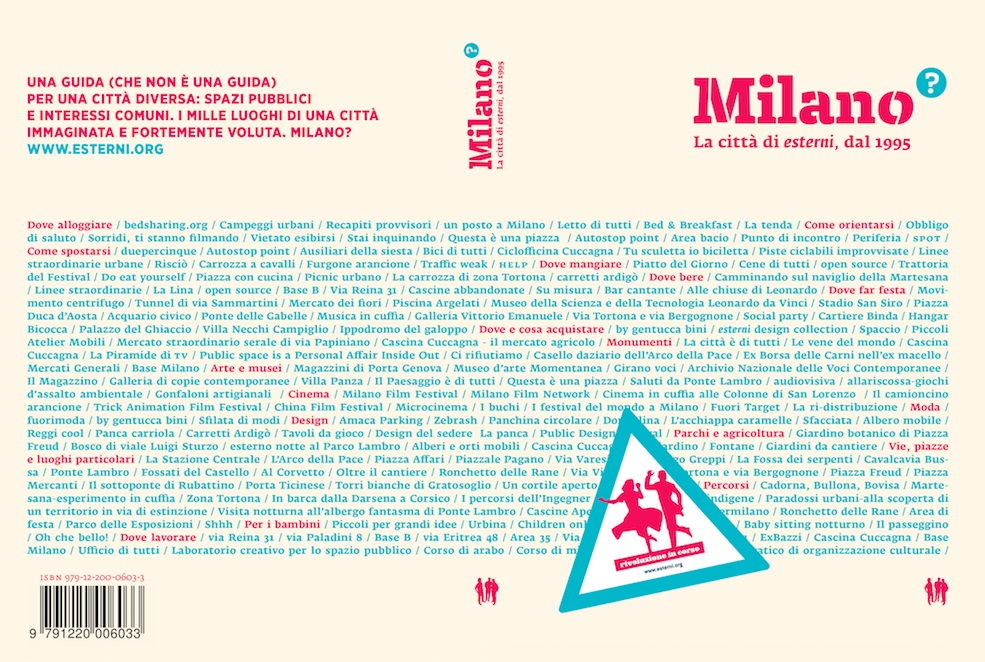esterni 20 anni: il libro “Milano? La città di esterni, dal 1995” e un party aperto al pubblico