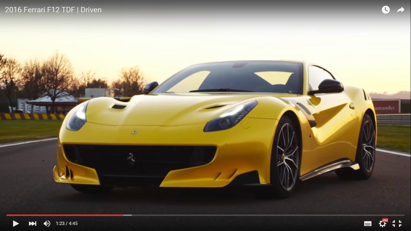 Ferrari F12tdf: in pista e su strada l&#8217;energia della nuova &#8220;rossa&#8221; [Video]