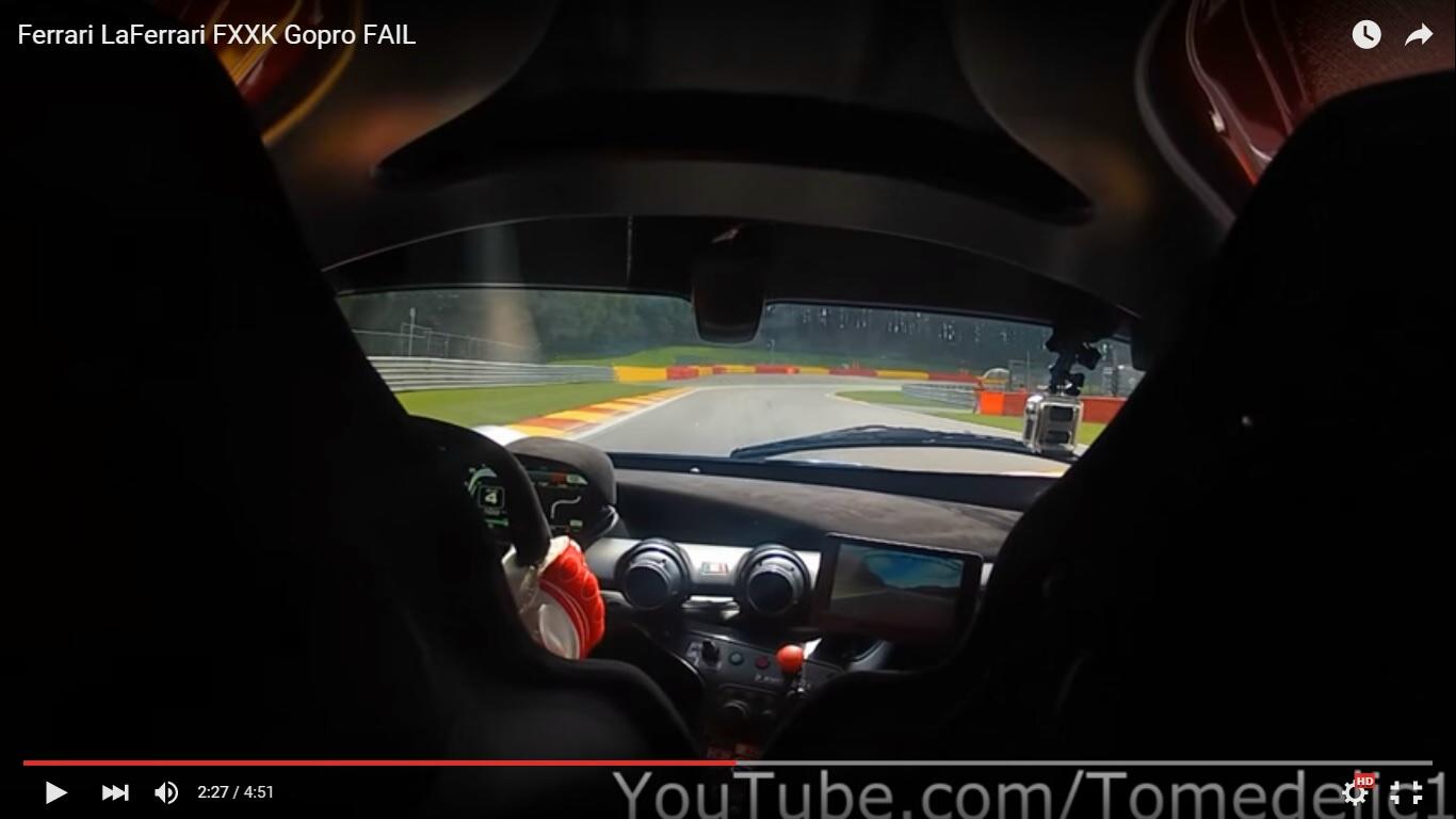 Camera car sulla Ferrari FXX K sul circuito di Spa-Francorchamps [Video]