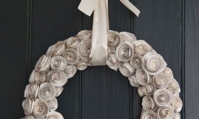 Ghirlanda rose carta