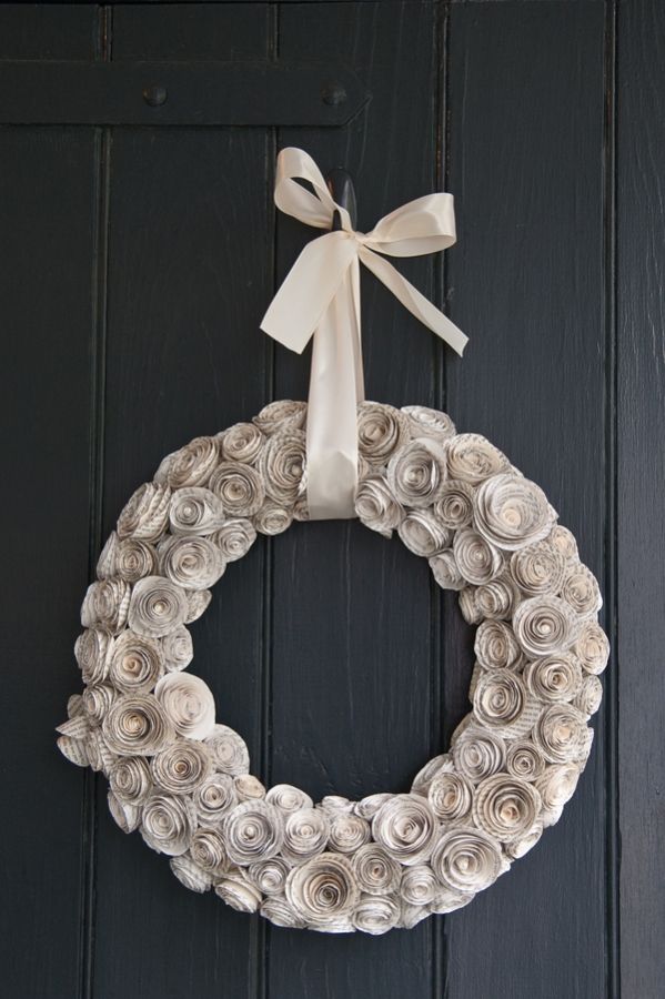 Ghirlanda rose carta
