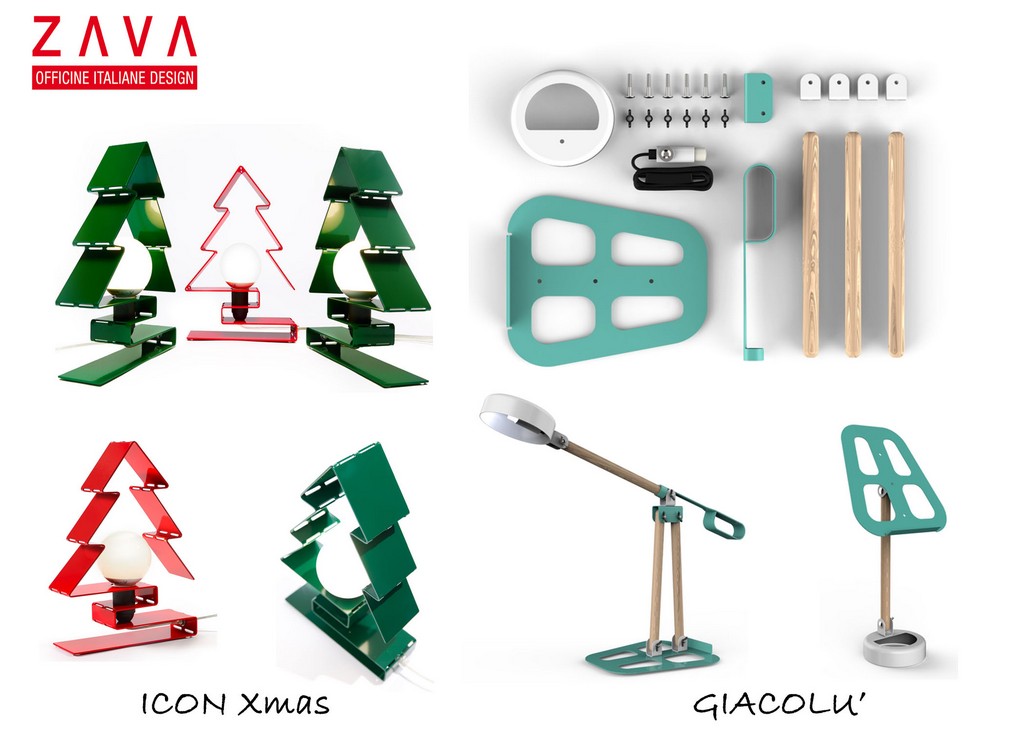 Idee regalo Natale 2015: le lampade di design Zava, le foto