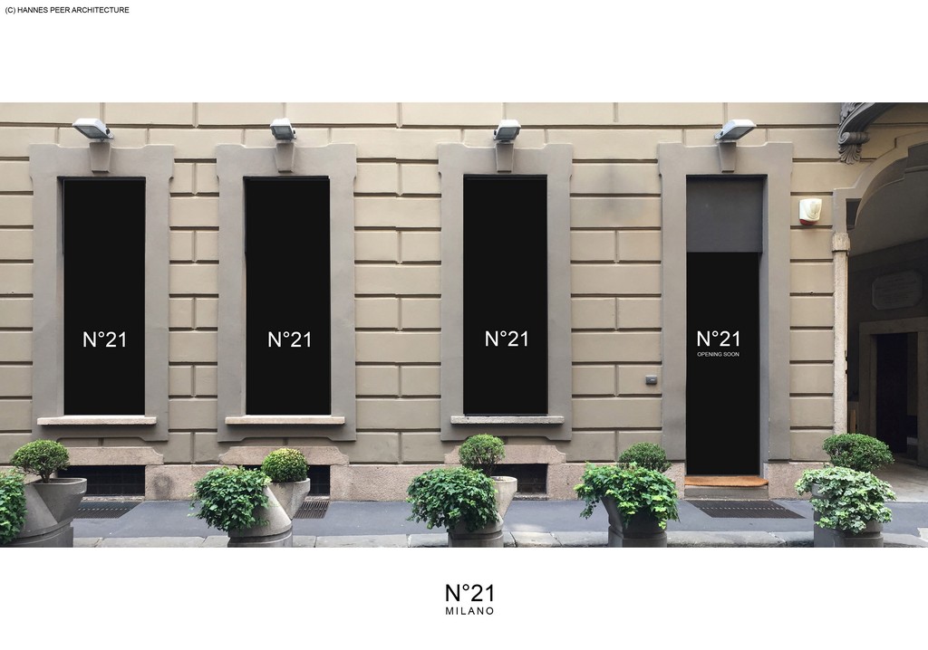 N°21 Milano: apre il primo flagship store in Italia