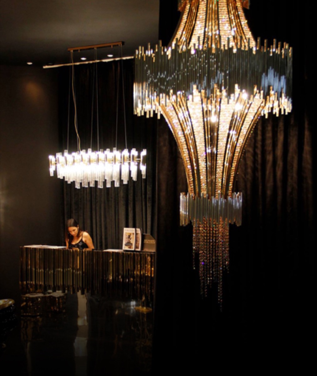Lampadari Luxxu, i modelli più fastosi per i saloni di lusso