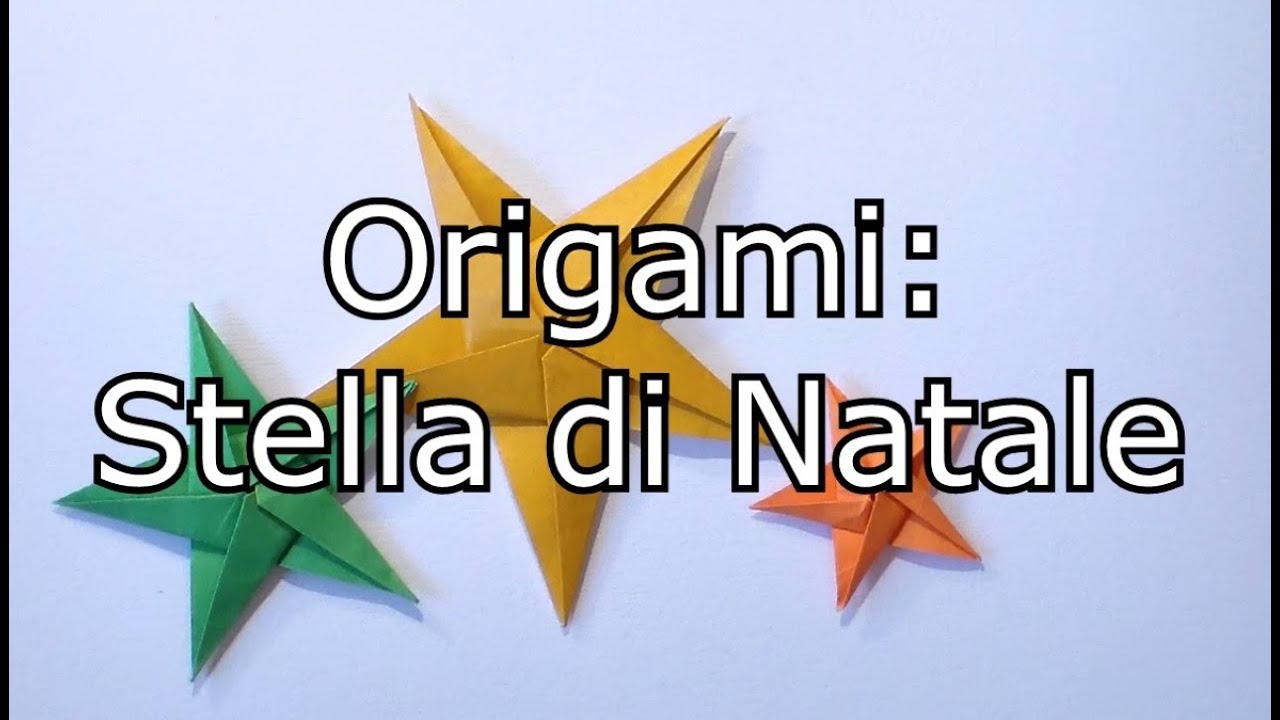 Origami: Stella di Natale