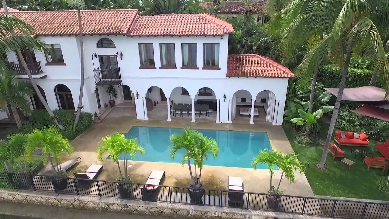 Villa di lusso con piscina a Miami Beach
