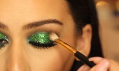 Natale trucco glitter