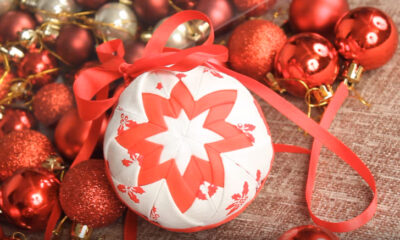 Natale palline patchwork