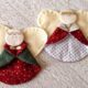 Regali di Natale di patchwork per bambini, angioletti