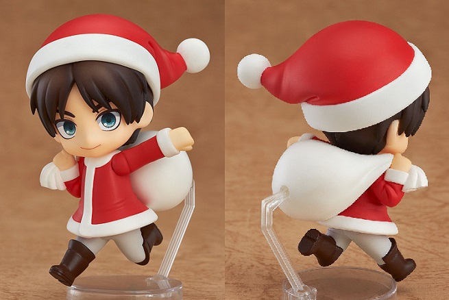 Natale 2015, L&#8217;attacco dei giganti: il Nendoroid Petit Santa di Eren Yeager di GSC