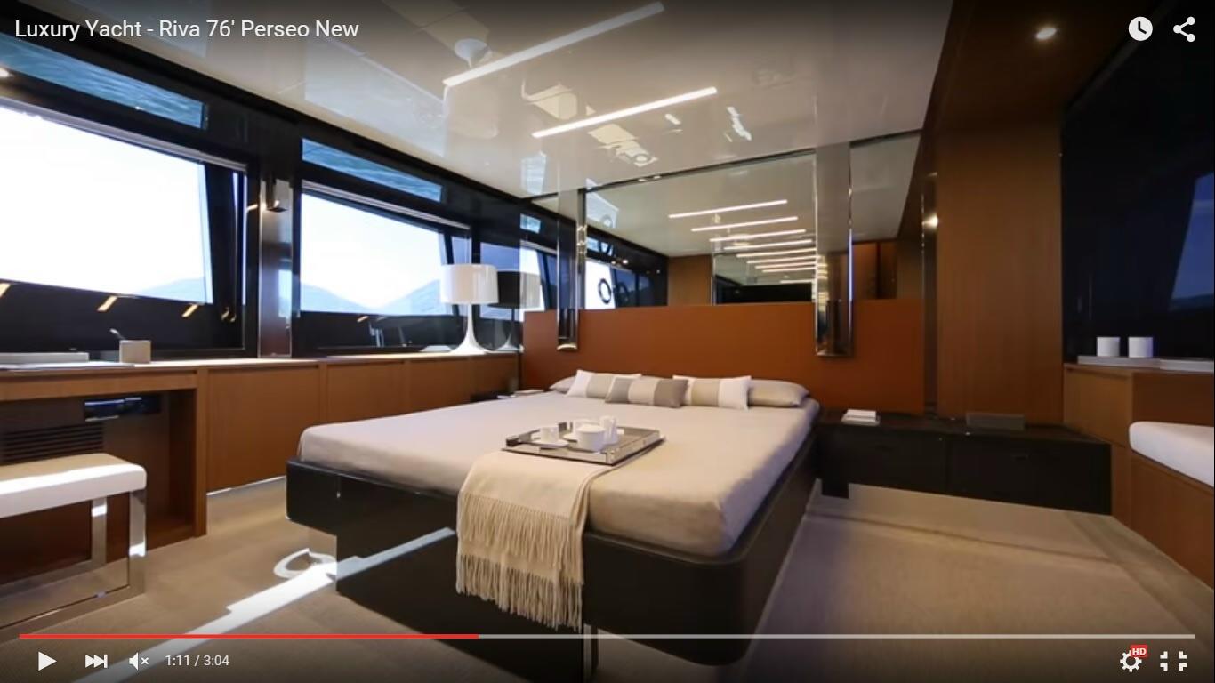 Yacht di lusso Riva 76&#8242; Perseo: gioiello nautico [Video]