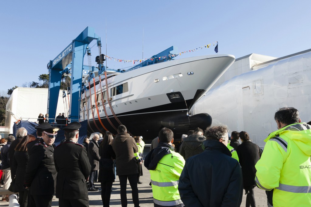 Varato il nuovo yacht di lusso Baglietto 54m