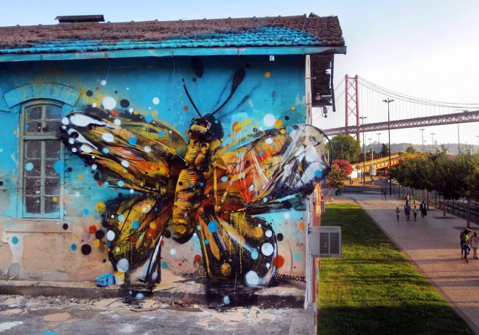 Street art: a Roma la stazione San Pietro diventa &#8220;Eco&#8221; con le sculture urbane di Bordalo II