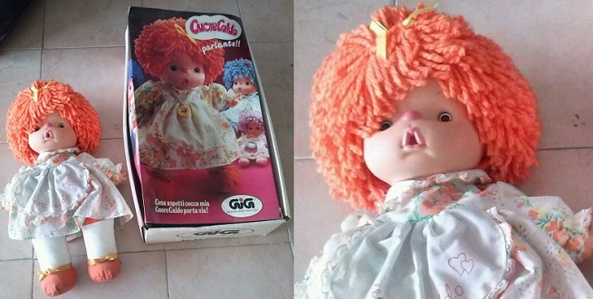 Cuore Caldo, la bambola parlante vintage degli anni Ottanta
