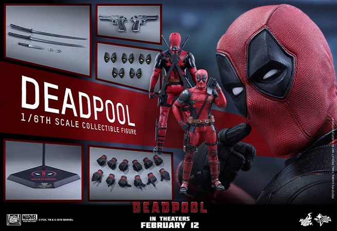 Deadpool, ecco l&#8217;action doll di Hot Toys