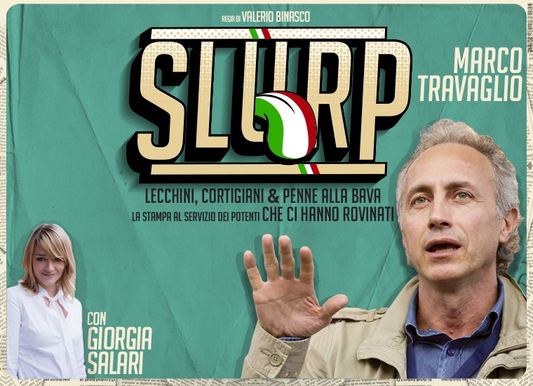 Marco Travaglio, il nuovo spettacolo &#8220;Slurp&#8221; al Creberg Teatro Bergamo