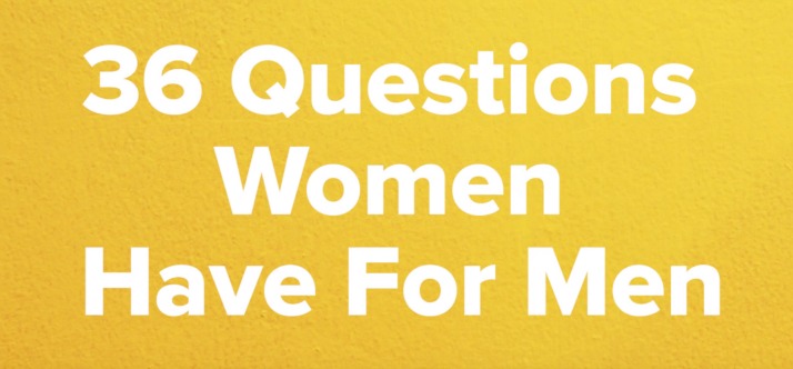 Le domande che le donne vorrebbero fare agli uomini (ma non fanno)