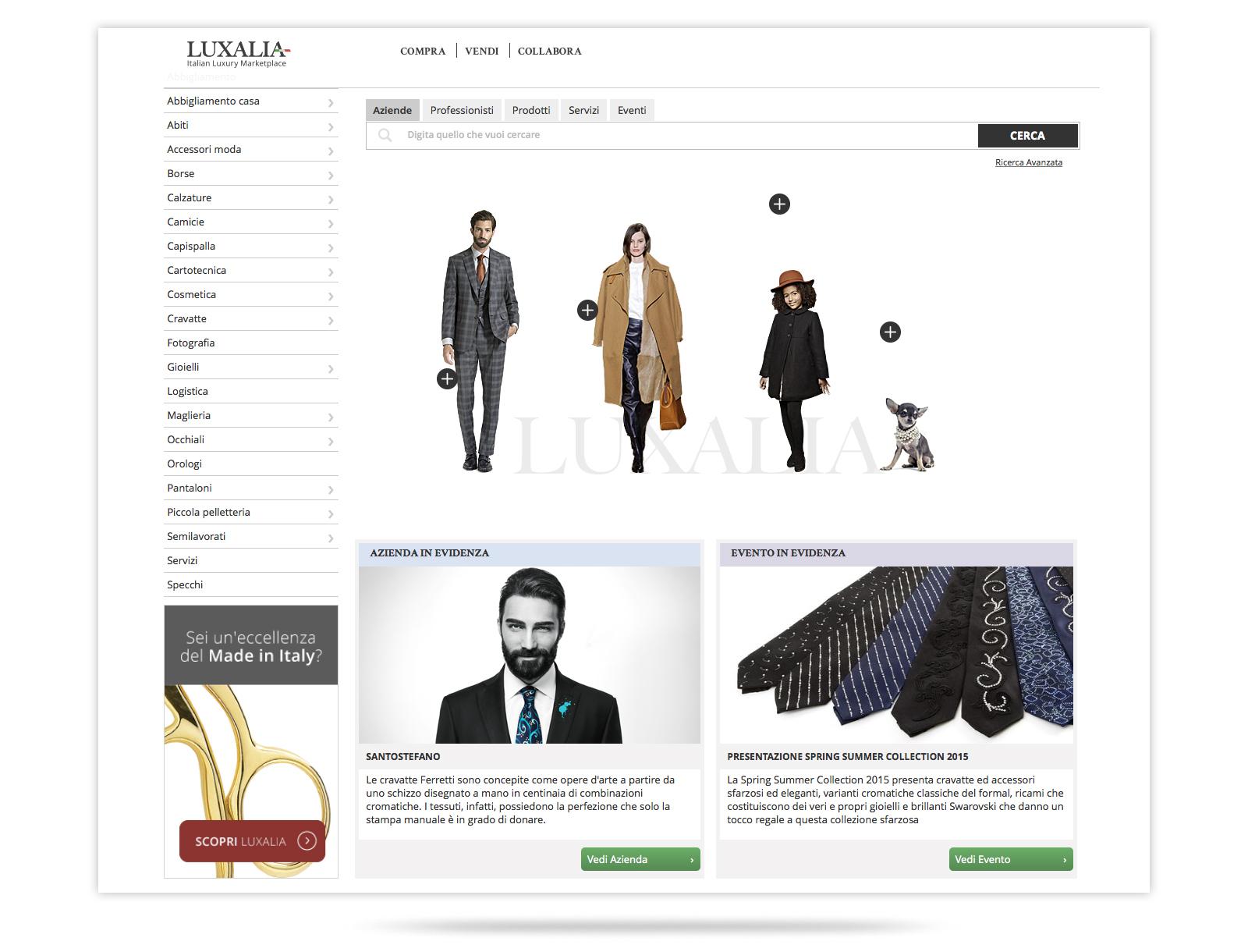 Luxalia.it è un marketplace dei professionisti del Fashion Luxury Made in Italy