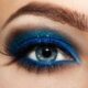Trucco minerale blu