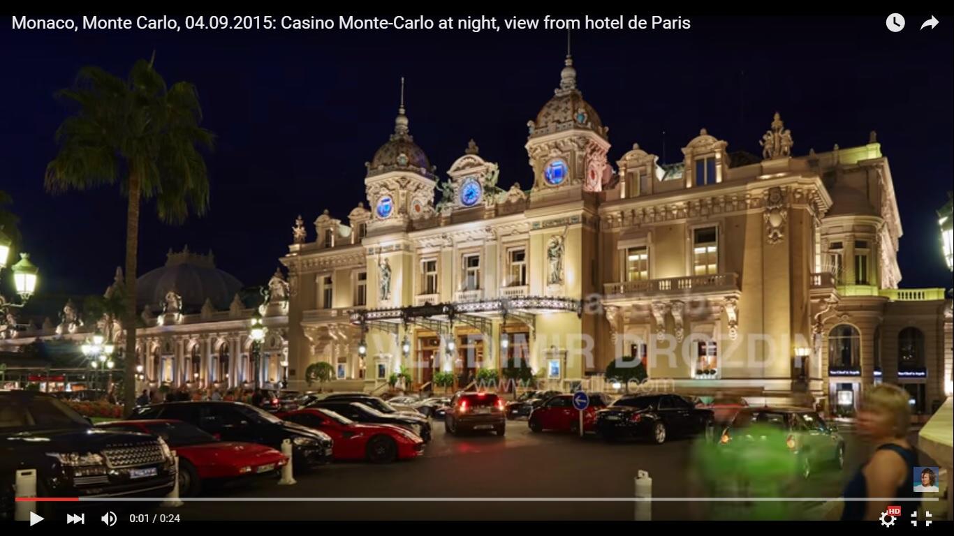 Montecarlo e le sue notti di lusso davanti all&#8217;Hotel de Paris [Video]