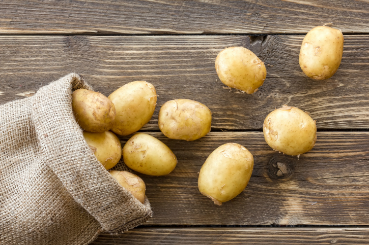 Le patate pensano alla bellezza di pelle e capelli