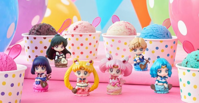 Sailor Moon: i Petit Chara Land Ice Cream Party di MegaHouse
