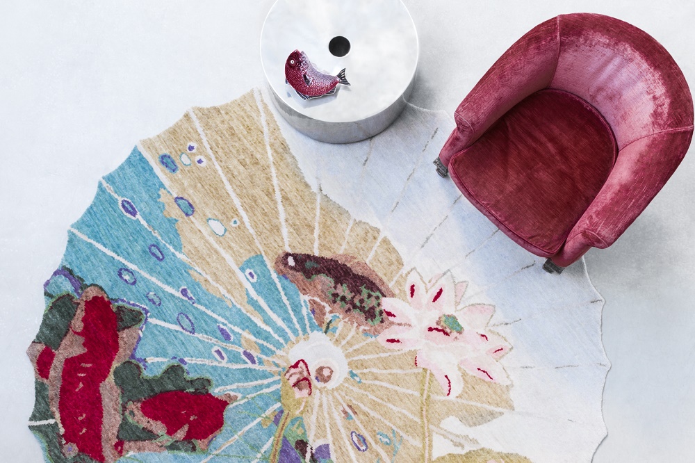 I tappeti di design a forma di ombrellino parasole di Nesta & Ludek