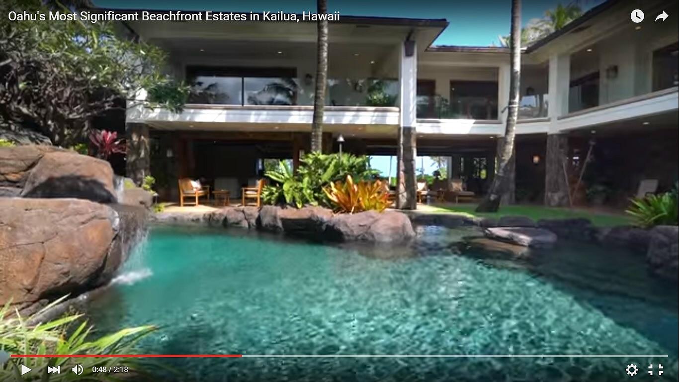 Villa di lusso da mille e una notte a Kailua, Hawaii [Video]