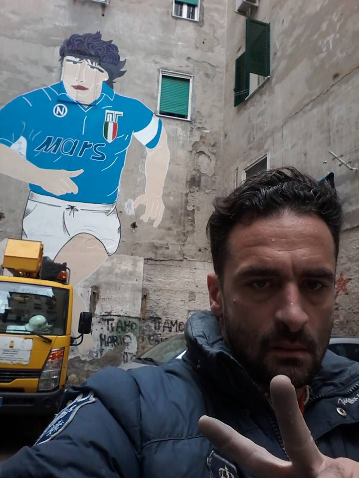 Restaurato a Napoli il murale dedicato a Maradona nei Quartieri Spagnoli