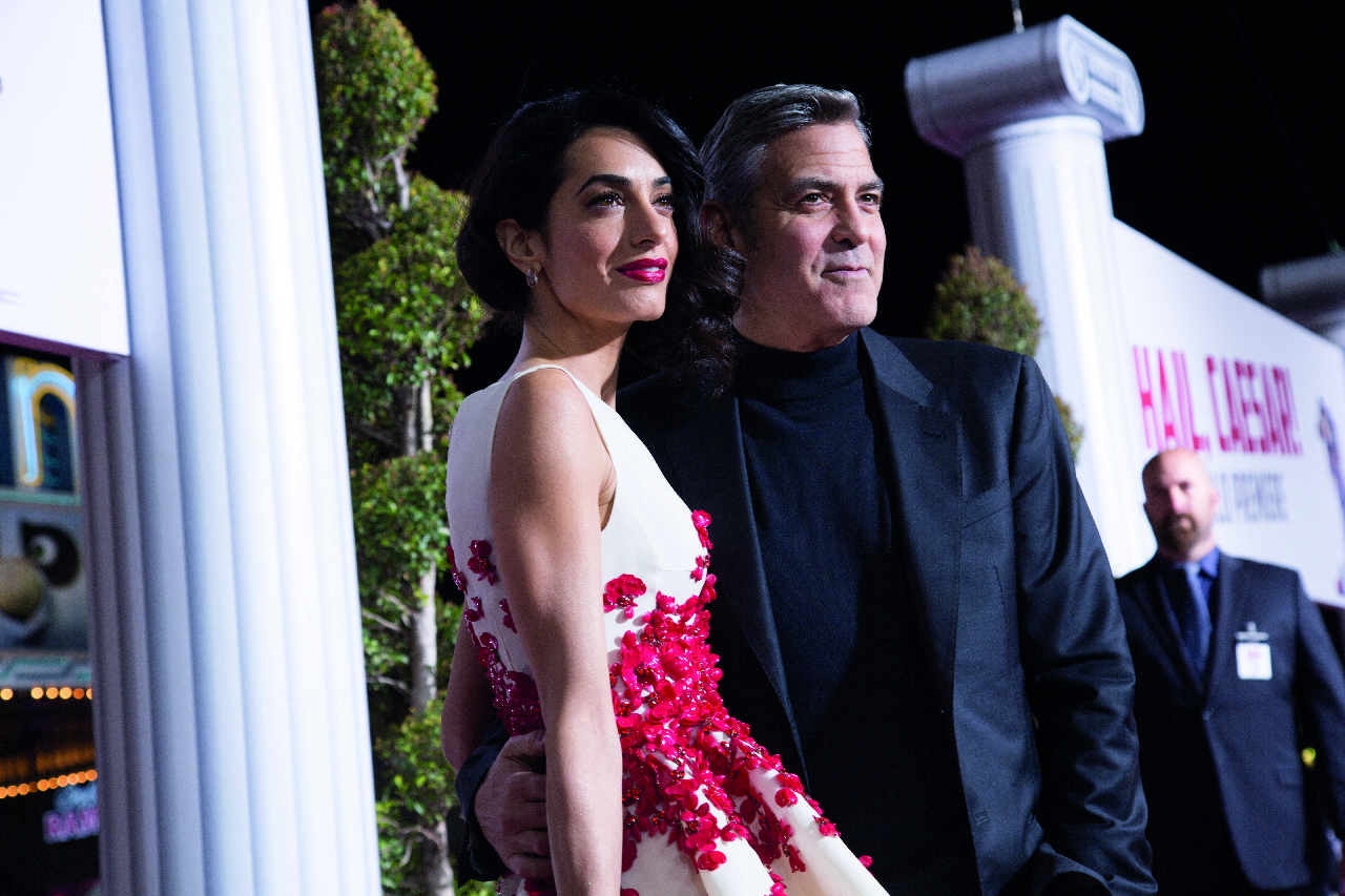 Hail, Caesar! premiere Hollywood: il red carpet con George Clooney e Amal, Channing Tatum e Josh Brolin