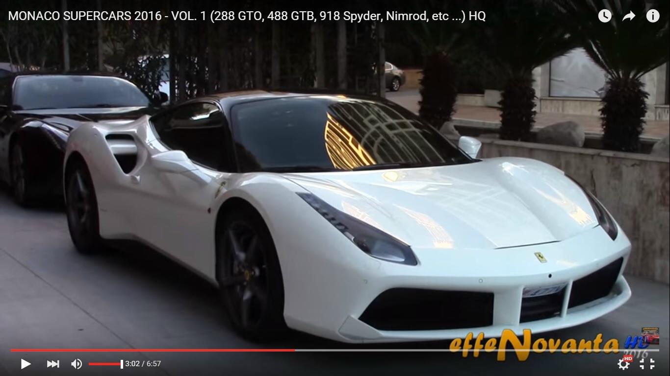 Un sogno di lusso con le auto sportive a Montecarlo [Video]