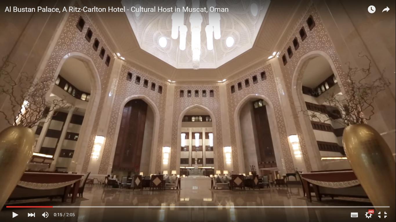 Al Bustan Palace: hotel di lusso in Oman [Video]