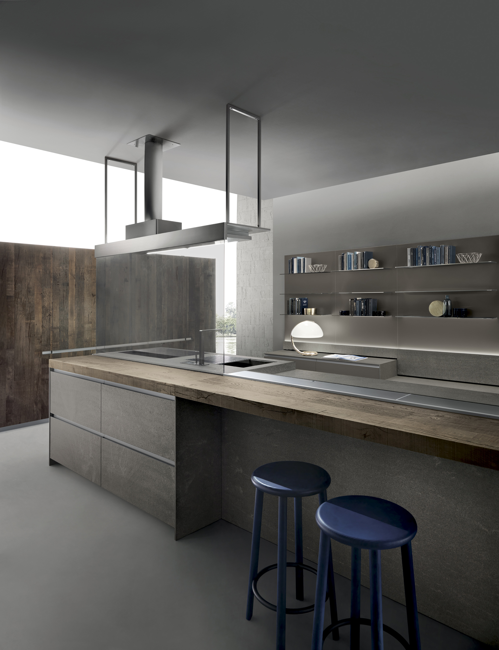 Cucine Ernestomeda, nuovi materiali per il modello Icon