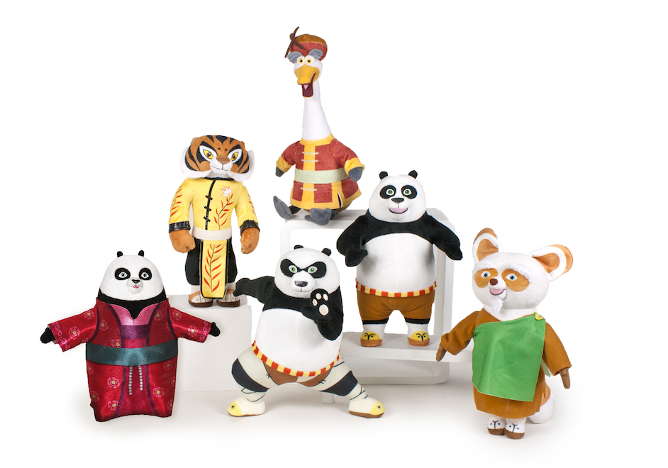 Kung Fu Panda 3, i peluche con i personaggi del nuovo film