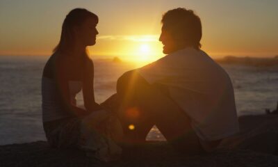 Immagini d'amore, coppia al tramonto