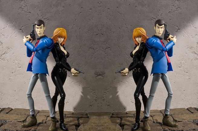 Lupin III: le action figure di Lupin e Fujiko di Bandai