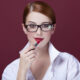 Make up con gli occhiali