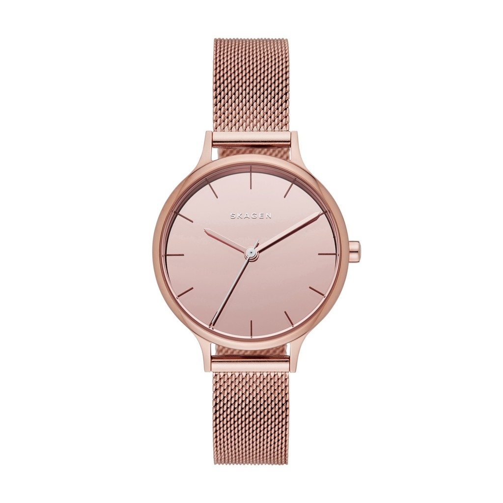 Skagen orologi collezione primavera estate 2016: oro rosa e forme rotonde, le foto