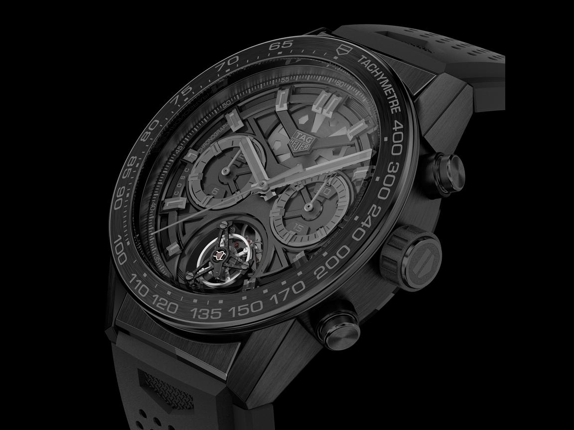 Orologio di lusso TAG Heuer Carrera Heuer-02T Black Phantom
