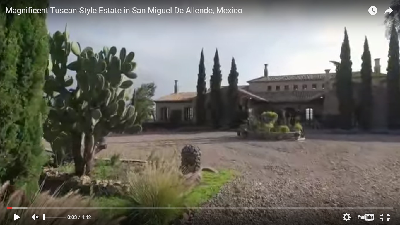 Splendida villa di lusso in stile toscano in Messico [Video]